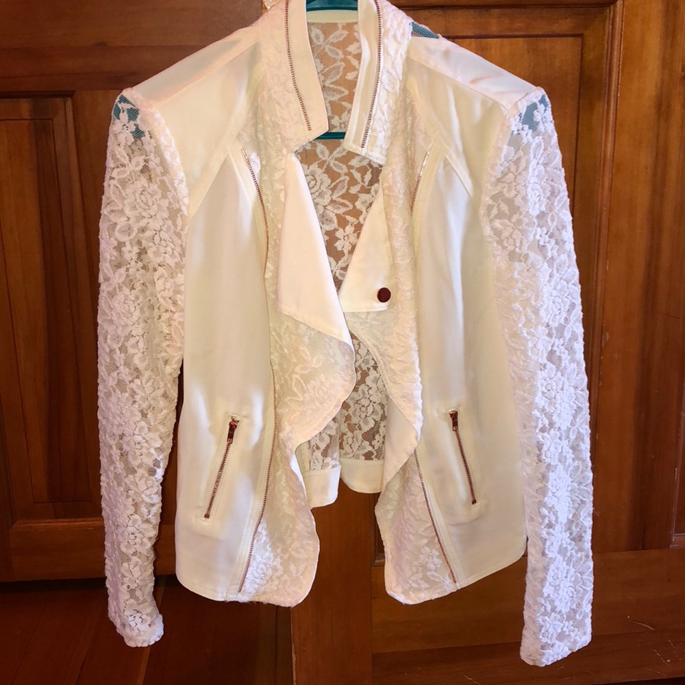 Lace blazer
